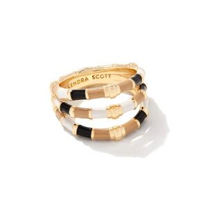 Kendra Scott Essie triple ring band size 8